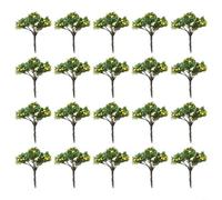 Lot de 20 arbres fruitiers à l'échelle O Scale - Paysage ferroviaire - Accessoires de jardin - Orange miniatures - Aménagement paysager - Architecture - Arbres de sable - Décorations de table