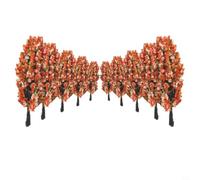 Lot de 20 arbres miniatures à l'échelle 8,5 cm, format paysage 1:200