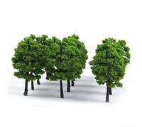 Lot de 20 arbres miniatures en plastique pour diorama artisanat modélisation ferroviaire scènes de wargaming bonsaï décoration et paysage miniature échelle 1:100