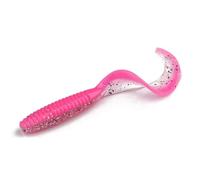 Lot de 20 asticots flottants biomimétiques, vers Mous parfumés for Bar et Mandarine(Roze,6.5cm 20pcs)