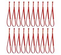 Lot de 20 attaches à glissière antidérapantes à neige, sangles réglables réutilisables, 91 x 2 x 1 cm, chaînes à neige pour pneus de voiture, SUV, bandes de traction sur glace, installation rapide