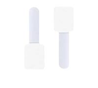 Lot de 20 attaches de câbles réutilisables - Support de corde auto-adhésif réglable - Gestion de la fermeture éclair - Blanc