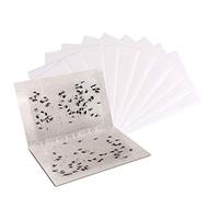 Lot de 20 attrape-mouches adhésifs - 25 x 16,5 cm - Pour intérieur et extérieur - Pour moustiques, insectes et mouches des fruits