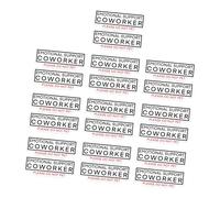 Lot de 20 autocollants humoristiques pour soulager le stress, typographie moderne, accessoires de bureau et fichiers pour ordinateur portable