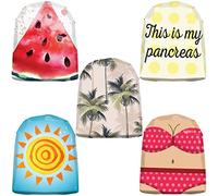 Lot de 20 autocollants Omnipod - Patchs pour pompe à insuline Omnipod - Motifs amusants de vacances
