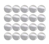 Lot de 20 badges ronds en acrylique transparent faits à la main pour la fabrication de bijoux et la peinture, 60mm, Comme décrit
