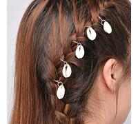 Lot de 20 Bagues de cheveux Pinces à cheveux bijoux de cheveux pour tresses pour femme / fille Main Croix Coquillage Feuille de Bodhi2000