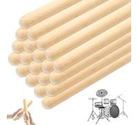 Lot de 20 baguettes de percusseurs, 20 cm de baguettes en bois, ensemble d'outils à percussion en bois adaptés pour bandes, cours de musique, professionnels ou débutants de tous les styles