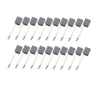 Lot de 20 balais de carbone de rechange pour meuleuse d'angle Worx WU900 WU829 WU816 WU771 6 x 15 mm