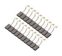 Lot de 20 balais de charbon CB325 pour meuleuse d'angle 9554NB 9557NB 5 x 11 x 16 mm - Lot de 20 pièces de rechange, faible étincelle, haute résistance, longue durée de vie