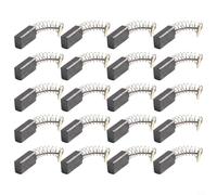 Lot de 20 balais de charbon de moteur 5 x 8 x 15 mm pour modèles meuleuses et autres outils électriques compatibles avec un design d'angle faible étincelle pour un remplacement efficace du moteur