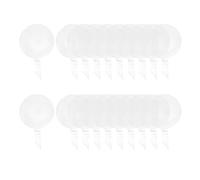 Lot de 20 ballons à l'hélium transparents à remplir pour fête prénuptiale, jardin, mariage, 40,6 cm, 40,6 cm