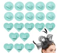 Lot de 20 bandeaux en feutre faits à la main avec bande élastique pour cheveux, pour thé, salle de bain, voyage, femmes et filles