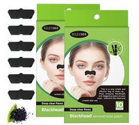 Lot de 20 bandes anti-comédons pour points noirs, nettoyage en profondeur du nez et des points noirs pour homme et femme