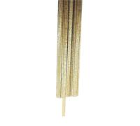 Lot de 20 bandes de bois de teck doré à faire soi-même pour maquette de bateau deuxième couche de coque - 0,5 × 3/4/5/7 × 500 mm, lot de 20 pièces (5 mm)