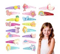 Lot de 20 barrettes à cheveux pour fille, Pince à Cheveux Petites Barrettes Cheveux Élastiques à Cheveux pour Filles Cheveux Clips Barrettes Cheveux Fille pour Décoration Cheveux