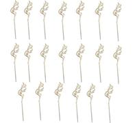 Lot de 20 barrettes à cheveux vintage en forme d'ailes d'oiseaux chinois pour chignons
