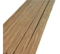 Lot de 20 bâtons bruts en bois de teck naturel - 500 mm x 450 mm - Bâtons en bois simples faits à la main pour le travail du bois (450 x 20 x 5 mm)