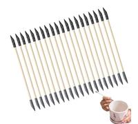 Lot de 20 bâtons de ponçage pour bois, allumettes de précision à double extrémité, bâtons de papier de verre pour impression 3D, outils de bijoux, meubles et espaces restreints