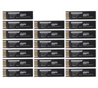 Lot de 20 batteries rechargeables LS3600, LS3678 compatibles avec Z'ebra DS3600, DS3678, EVM, LI3600, LI3678, P/N : 82-166537-01, BTRY-36IAB0E-00 Li-ion 2200 mAh/3,7 V
