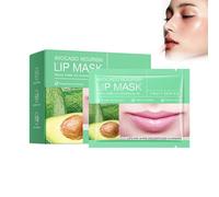 Lot de 20 baumes à lèvres hydratants à l'avocat - Masque de sommeil à l'avocat - Soin des lèvres - Soin des lèvres nourrissant pour éclaircir les rides des lèvres