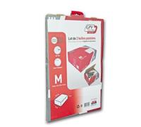 Lot de 20 Boîte postale Pack'n Post 240x330x103 (format M), en carton simple cannelure, coloris rouge/gris