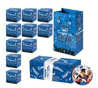 Lot de 20 boîtes cadeaux surprise pour remise de diplôme 2026, porte-billets, carte de saut à confettis faits maison, cadeau créatif et inoubliable pour les diplômés de l'école (bleu)