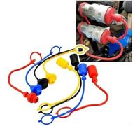 Lot de 20 bouchons anti-poussière hydrauliques, compatibles avec les coupleurs mâles et femelles ISO7241A, capuchon en plastique pour systèmes hydrauliques, empêche les dommages au filetage et la