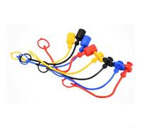 Lot de 20 bouchons anti-poussière hydrauliques, compatibles avec les coupleurs mâles et femelles ISO7241A, capuchon en plastique pour systèmes hydrauliques, empêche les dommages au filetage, la