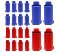 Lot de 20 bouchons de tuyau d'eau de 1,27 cm pour étanchéité et détection de fuite - Adaptateurs en plastique élastomère pour lignes chaudes et froides, salle de bain, cuisine, rénovation, réparations
