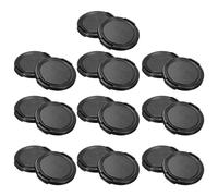 Lot de 20 bouchons d'objectif universels à pincement central de 49 mm pour appareil photo reflex numérique