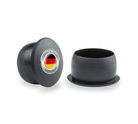 Lot de 20 bouchons d'obturation, fabriqués en Allemagne, en plastique de qualité supérieure, résistant aux intempéries, pour trous de perçage, cache trous, bouchons en plastique (12,6 mm, 20)