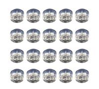Lot de 20 bouchons d'oreilles en silicone hypoallergéniques confortables et hypoallergéniques pour une utilisation quotidienne, taille unique, Comme décrit