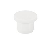 Lot de 20 bouchons en silicone à trou rond de 22 mm, bouchons en silicone blanc, capuchons d'extrémité pour bouteilles et meubles