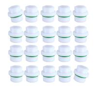 Lot de 20 bouchons industriels renforcés pour canalisations d'eau chaude/froide - Installation facile - Bouchon mâle solide