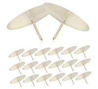 Lot de 20 Bougeoirs en Métal Doré, Support à Bougie Simple et Vintage