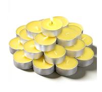 Lot de 20 bougies à la citronnelle pour l'extérieur, en cire de soja naturelle, pour jardin, terrasse, pique-nique, camping, été - Cadeau idéal