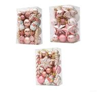 Lot de 20 boules de Noël décoratives adaptées pour une utilisation dans les restaurants, hôtels, centres commerciaux et espaces résidentiels (20 pièces)