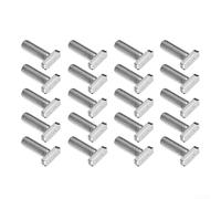 Lot de 20 boulons en T M8 x 20 en acier inoxydable 304 pour fixation et stabilité sur rail de montage de panneau solaire