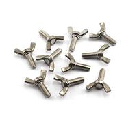 Lot de 20 boulons papillon M6 x 45 en acier inoxydable 304