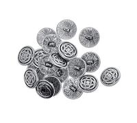 Lot de 20 boutons à coudre en alliage d'argent tibétain 1 trou 17 mm nœud celtique