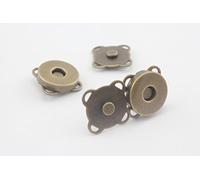 Lot de 20 boutons-pression magnétiques anti-laiton, 1,4 cm, pour sac, sac à main, 20 pièces par lot F28