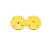 Lot de 20 boutons-pression métalliques invisibles, ronds, pour blazers, manteaux et accessoires de couture à la main,21 mm