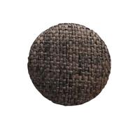 Lot de 20 boutons pression ronds en lin de 15 à 30 mm, adaptés aux vestes, canapés, manteaux et accessoires de couture DIY.,16Café,15 mm