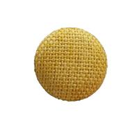 Lot de 20 boutons pression ronds en lin de 15 à 30 mm, adaptés aux vestes, canapés, manteaux et accessoires de couture DIY.,14Jaune,25 mm