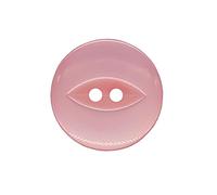 Lot De 20 Boutons Ronds À Oeil De Poisson - Pour Bébé, Couture, Tricot Et Loisirs Créatifs - Rose Pale 16 mm / 26 Lignes
