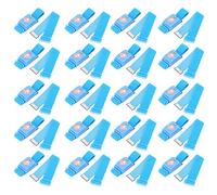 Lot de 20 bracelets antistatiques bleus sans fil, accessoires de poignet en ABS, 106 à 109 ohms, pour ateliers électroniques