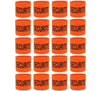 Lot De 20 Brassards Sécurité Orange