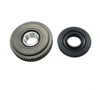 Lot de 20 brides de verrouillage pour meuleuse d'angle, filetage 5/8-11, plaque de pression autobloquante avec base de 16 mm pour montage de disque de lame de scie