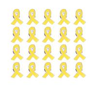 Lot de 20 broches de sensibilisation à la charité en alliage léger pour usage quotidien, One Size, Comme décrit